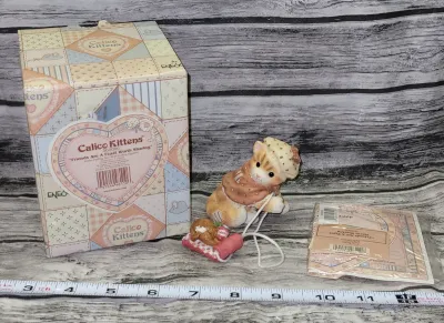 Enesco Calico Kittens Figure, 1998