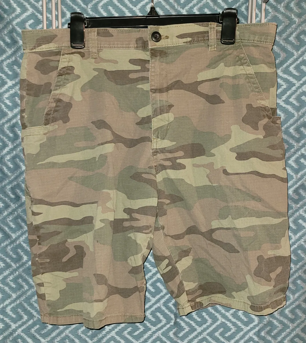 Men's Dickies Camo Shorts, Size 36