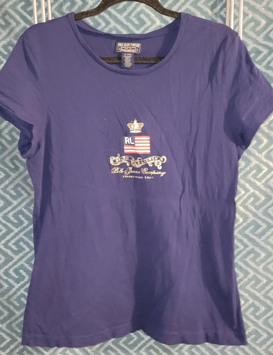 Women's Polo Jeans Company Shirt, Size XL