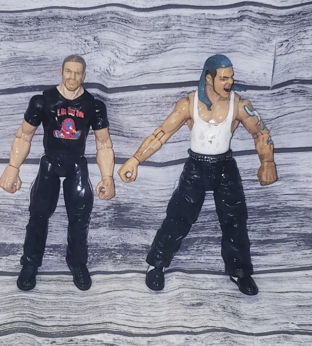 1999 Triple H & Jeff Hardy Figures