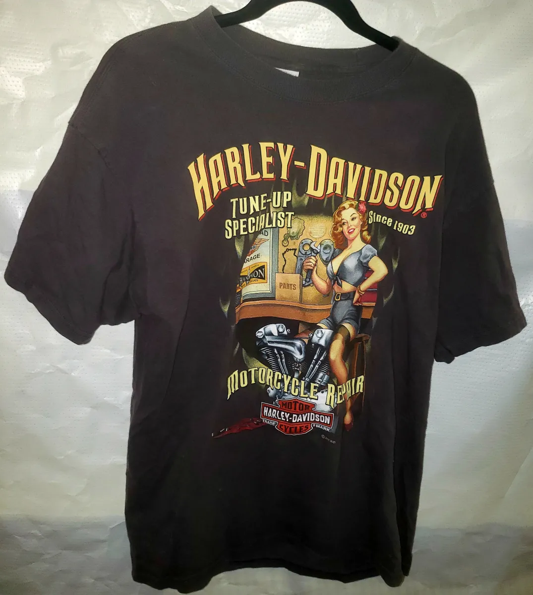 Vintage Harley Davidson Tshirt #JC