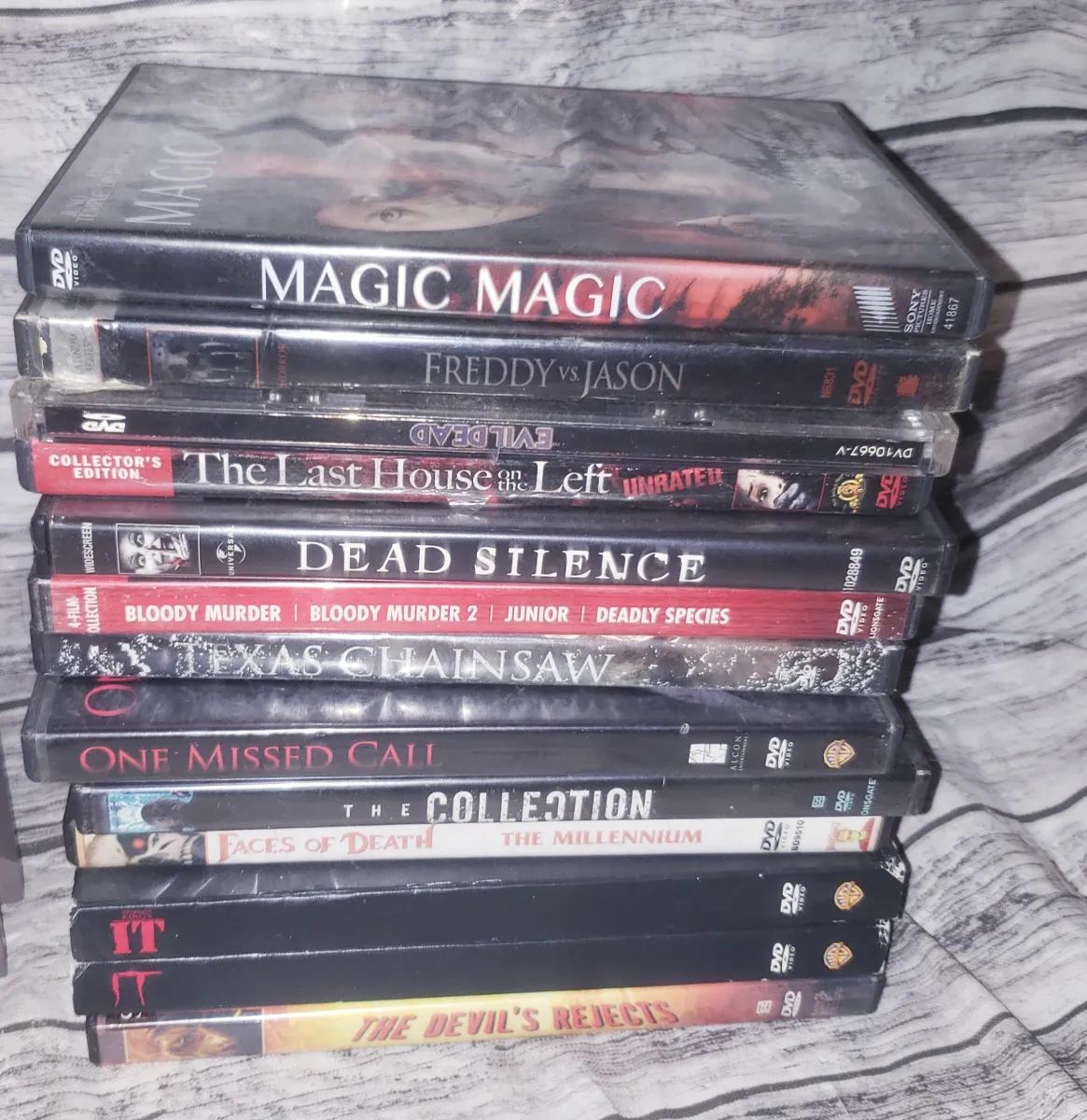 Lot of Horror DVDS