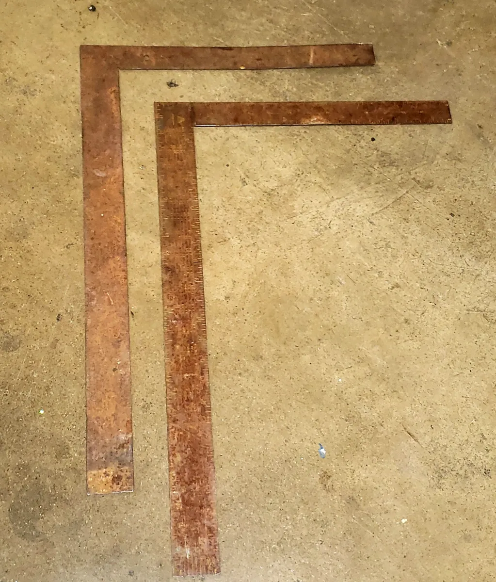 2 Vintage Framing Square