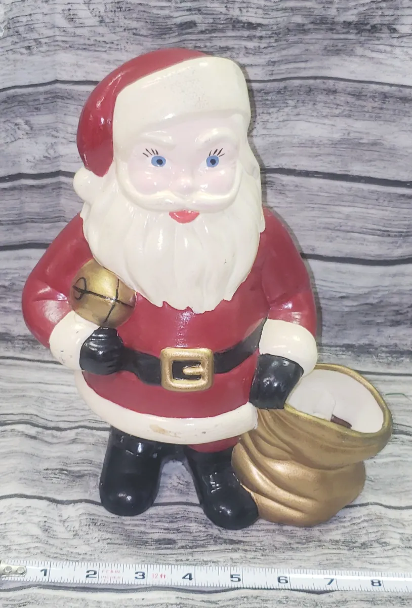 Ceramic Santa Decor