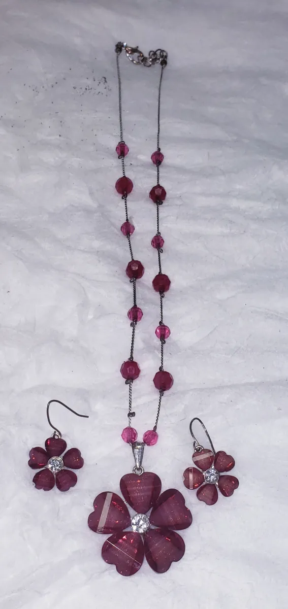 Vintage Necklace and Earrings Set