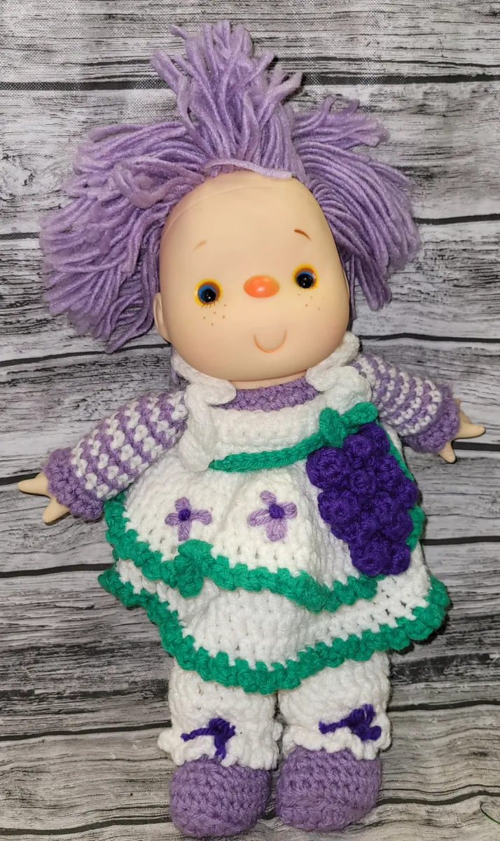 Vintage Strawberry Shortcake Handmade Crochet Doll