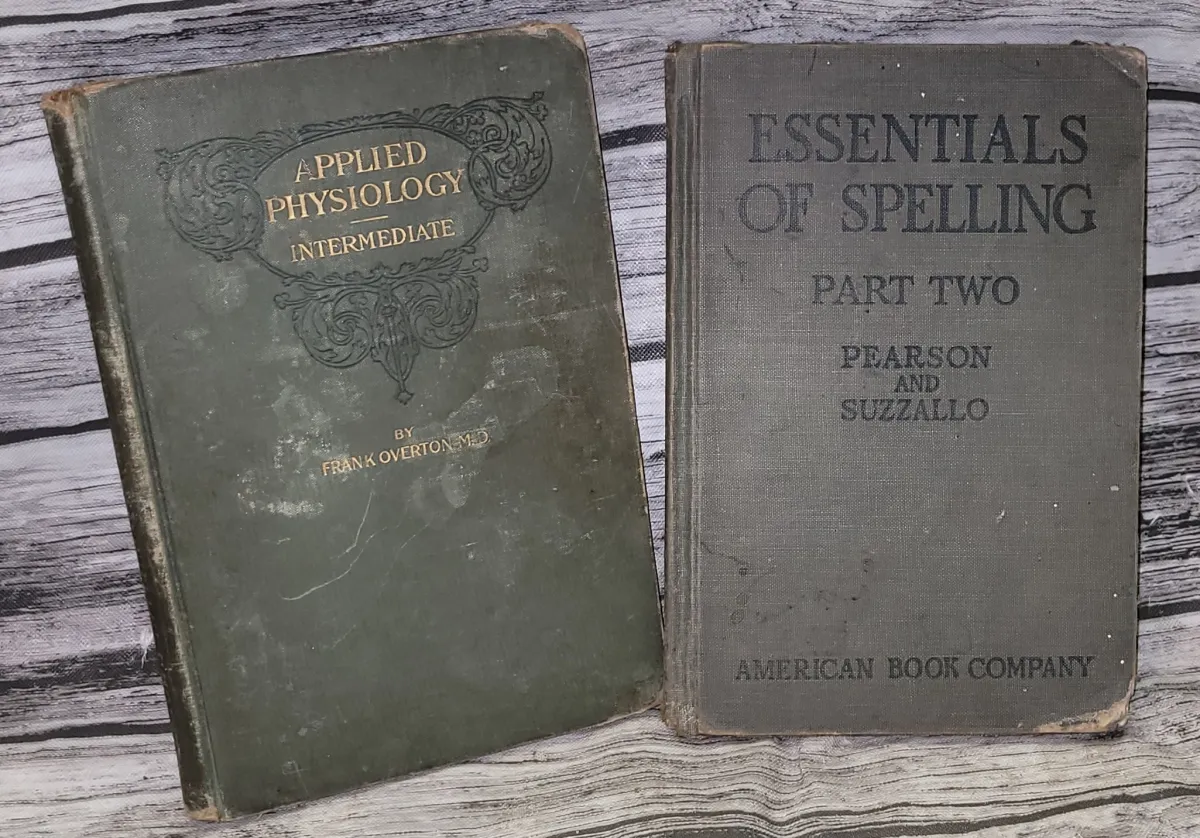 Lot of 2 Antique Books #R