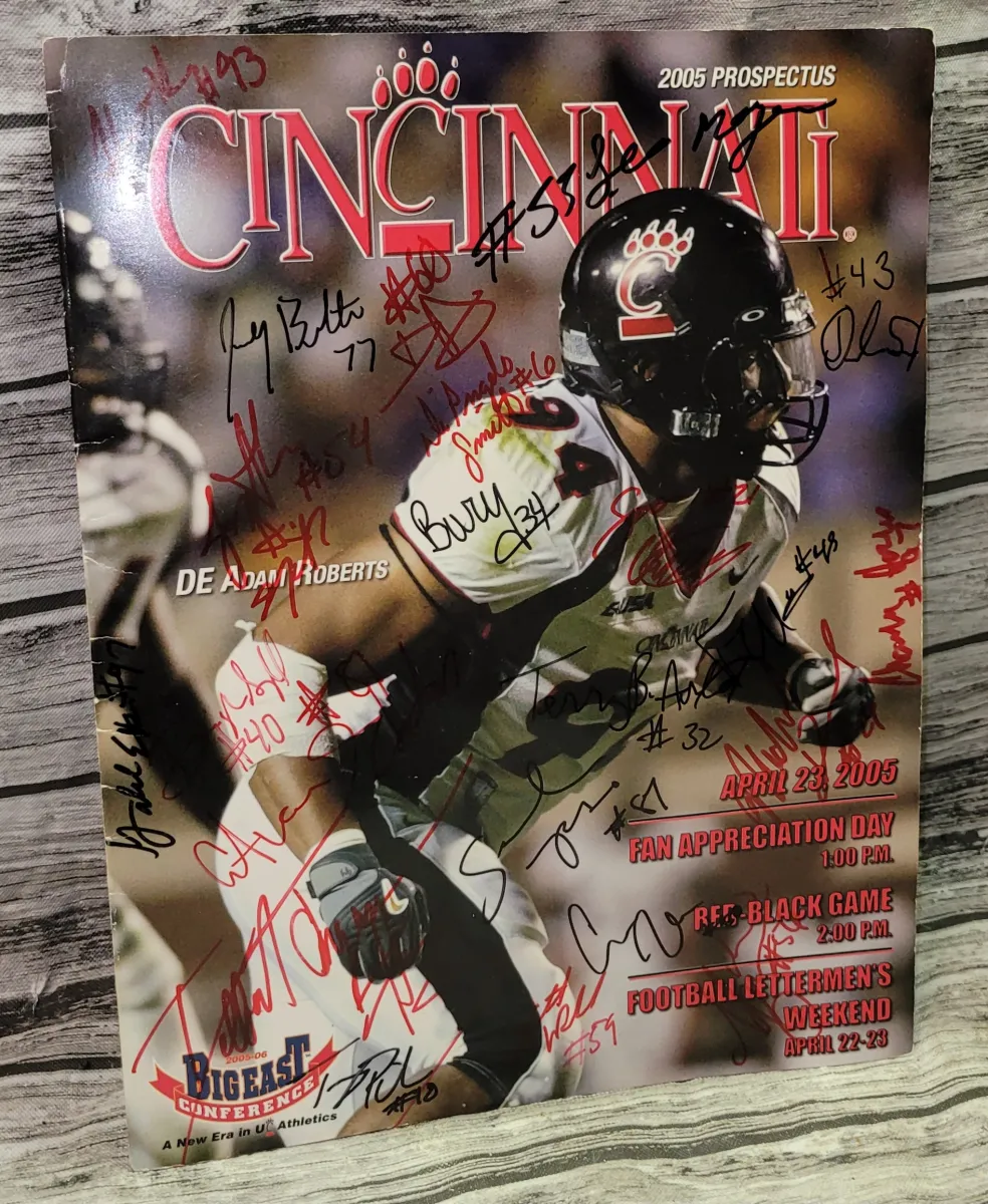 University of Cincinnati 2005 Prospectus, Signed