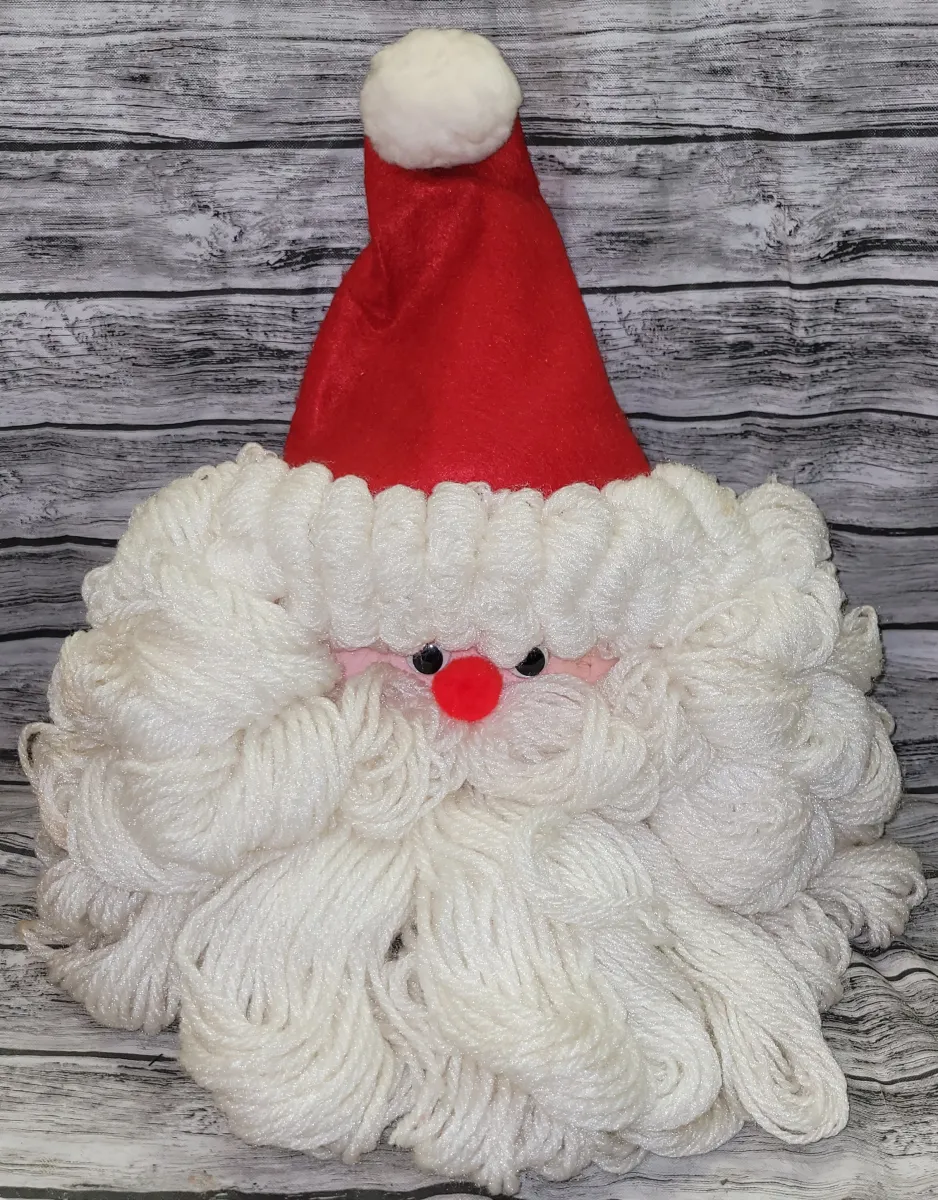 Handmade Santa Decor